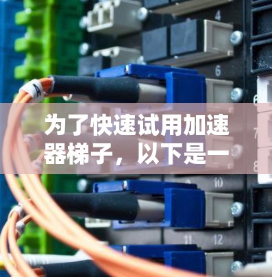 为了快速试用加速器梯子,以下是一步步的指导 为了快速试用加速器梯子,以下是一步步的指导