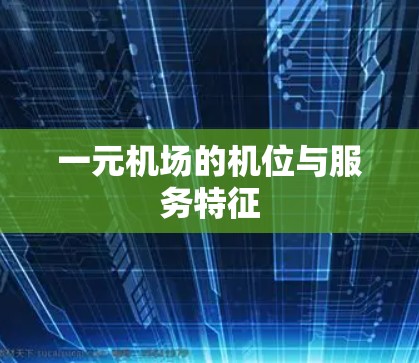 一元机场的机位与服务特征