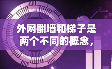 外网翻墙和梯子是两个不同的概念,主要在技术、物理结构和网络安全等领域有联系,但具体含义不同 外网翻墙和梯子是两个不同的概念,主要在技术、物理结构和网络安全等领域有联系,但具体含义不同