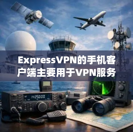 ExpressVPN的手机客户端主要用于VPN服务的使用，提供多种功能，包括VPN连接、设置、恢复、隐私设置等。以下是关于它的详细介绍