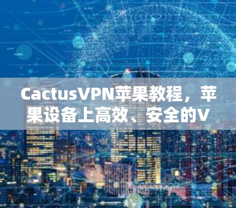 CactusVPN苹果教程，苹果设备上高效、安全的VPN选择