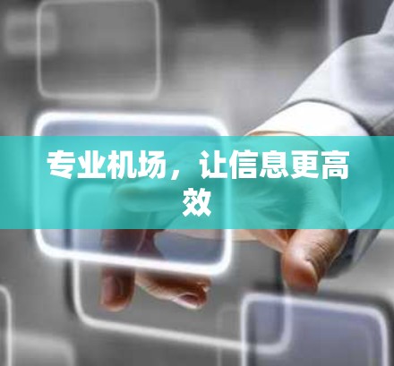 专业机场，让信息更高效