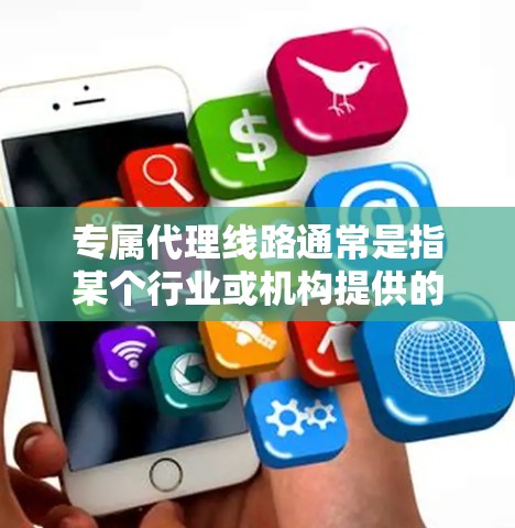 专属代理线路通常是指某个行业或机构提供的专业代理服务，专为特定客户或业务需求提供定制化的解决方案。以下是一些可能与专属代理线路相关的领域和内容