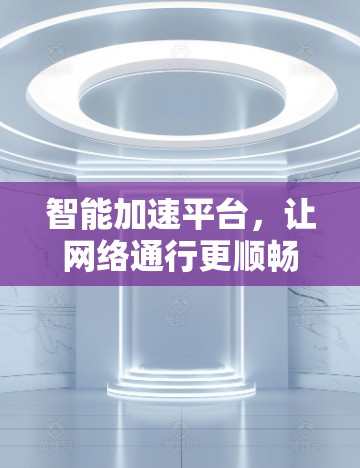 智能加速平台，让网络通行更顺畅