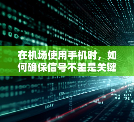 在机场使用手机时，如何确保信号不差是关键。以下是一个详细的解决步骤